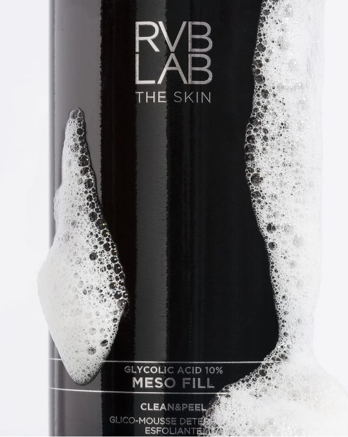 RVB LAB Meso Fill Clean and Peel Exfoliating Cleansing Glyco-Mousse